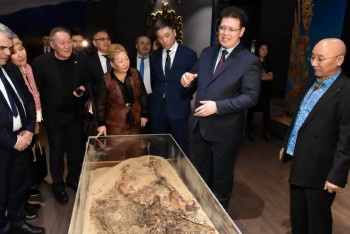 Фотография к новости: В Национальном музее РК открылась выставка сокровищ Урджарской жрицы 