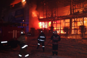 Крупный пожар в Астане: 65 человек тушили огонь в офисе Highvill Kazakhstan