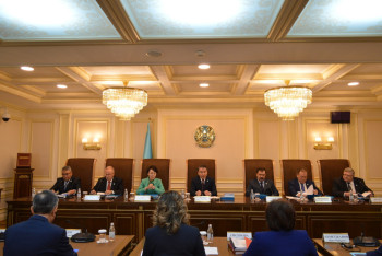 Фотография к новости: Состоялось заседание Конституционного Совета по обращению Президента РК