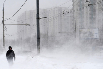 Фотография к новости:  Штормовое предупреждение объявлено в трёх областях Казахстана 