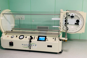 Фотография к новости: В поликлинике Астаны установили барокамеру для лечения пациентов