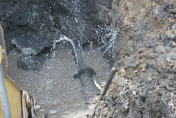 Фотография к новости: В Астане из-за прорыва отключено водоснабжение в нескольких районах