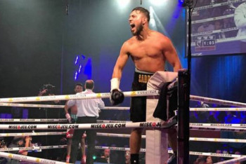 Фотография к новости: Казахстанец завоевал титул "молодёжного" чемпиона WBC, досрочно победив мексиканца