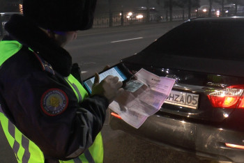 Ночные рейды на дорогах Алматы будут проводить чаще 