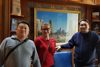 Фотография к новости: Фильм "Казахское ханство. Алмазный меч" показали в Третьяковской галерее