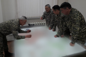 Фотография к новости: В Астане прошли командно-штабные мобилизационные учения