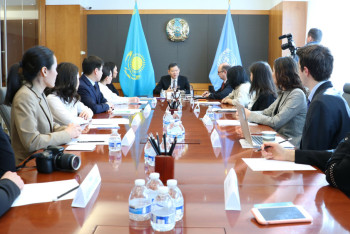 Магистранты казахстанских ВУЗов приняли участие в круглом столе по модели ООН