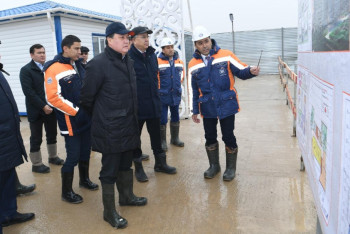 Фотография к новости: В Туркестане начали строительство объектов административно-делового и культурно-духовного центров