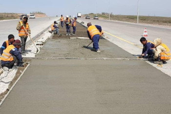 Фотография к новости: Реконструкцию на участке трассы Караганда - Темиртау завершат осенью 