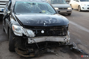 Фотография к новости: Караван разбитых авто в память жертв ДТП проехал по столичным улицам