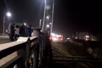 Появилось видео спасения мужчины, пытавшегося покончить с собой в Караганде