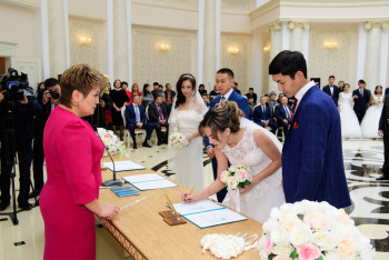 Фотография к новости: Более миллиарда тенге потратили на строительство  Дворца бракосочетания в Талдыкоргане