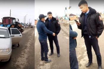 Фотография к новости: ДВД об «избиении» полицейским жителей ЗКО: Рукоприкладства не было 