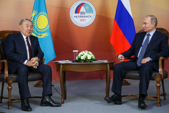 Фотография к новости: Назарбаев Путину: Каждая встреча - это решение крупнейших задач