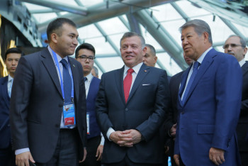 Фотография к новости: Король Иордании посетил «Музей будущего «Нур Алем»