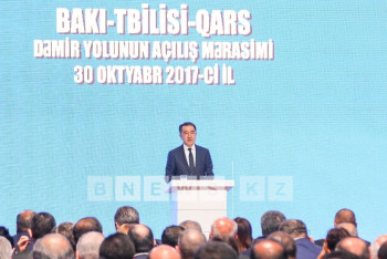 Решение о строительстве ж/д дороги Баку-Тбилиси-Карс принято в Астане - Сагинтаев