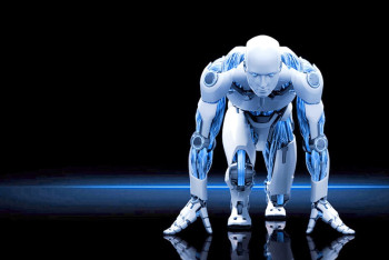 Фотография к новости: Робота-мотоциклиста выставили против профессионального гонщика