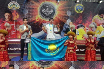 Золотую медаль завоевал армрестлер из Кокшетау на Кубке Азии