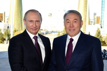 Фотография к новости: Назарбаев Путину: Я высоко ценю добрые личные отношения между нами