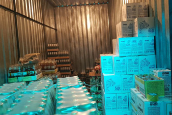 Нелицензионную водку и пиво продавали в одном из супермаркетов Алматы