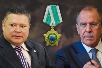 Орденом Дружбы наградил Марата Тажина Сергей Лавров 