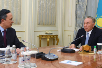 Фотография к новости: Назарбаеву доложили о деятельности Казахстана в международных организациях