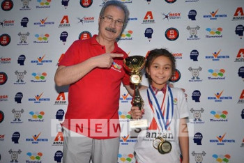 Школьница из Степногорска победила на олимпиаде по ментальной арифметике в Турции