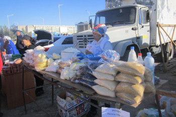 50 тонн продукции продали крестьяне на ярмарке в Кызылорде