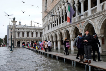 Италия уходит под воду из-за наводнения 