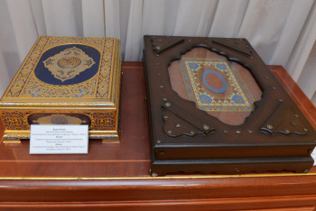 В Библиотеке Первого Президента РК открылась выставка «Священные кораны»