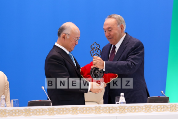 Фотография к новости: Нурсултан Назарбаев открыл Банк низкообогащенного урана в Казахстане