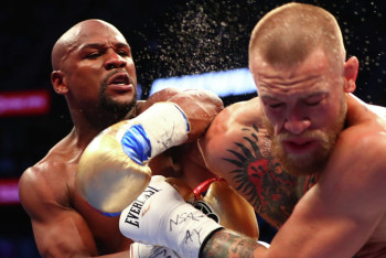 Фотография к новости: Мейвезер победил Макгрегора техническим нокаутом 