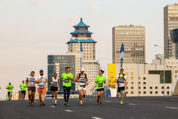 Фотография к новости: В Астане стартовал международный марафон 