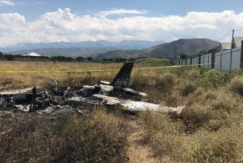 В Алматинской области разбился самолет