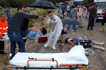 Фотография к новости: В крупном ДТП в Турции пострадал казахстанец