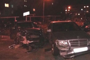 Фотография к новости: Пьяный полицейский в Павлодарской области разбил пять автомобилей