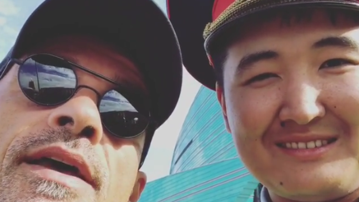 скрин с видео instagram Эроса Рамазотти