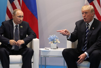 Фотография к новости: Трамп поблагодарил Путина за высылку американских дипломатов из России