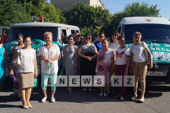 Лучшие врачи Южного Казахстана отправились в отдаленные районы области