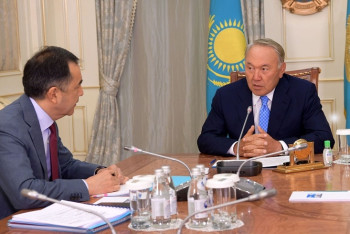 Фотография к новости: Нурсултану Назарбаеву рассказали о деятельности правительства по итогам полугода 