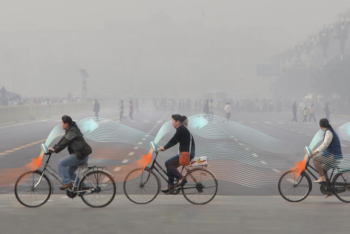 В Китае изобрели велосипеды, которые очищают воздух от смога