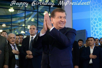 Фотография к новости: Президент Узбекистана Шавкат Мирзиёев отмечает 60-летие