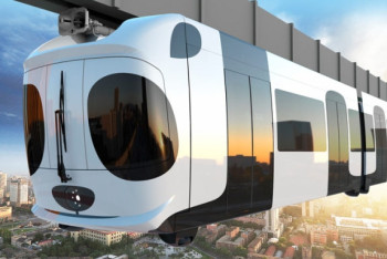 В Китае началась эксплуатация самого быстрого в стране подвесного поезда