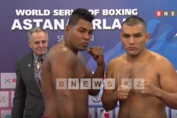 «Битва взглядов» боксеров «Astana Arlans» и «Сuba Domadores»