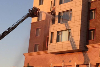 В Астане второй раз за год горел жилой комплекс Highvill