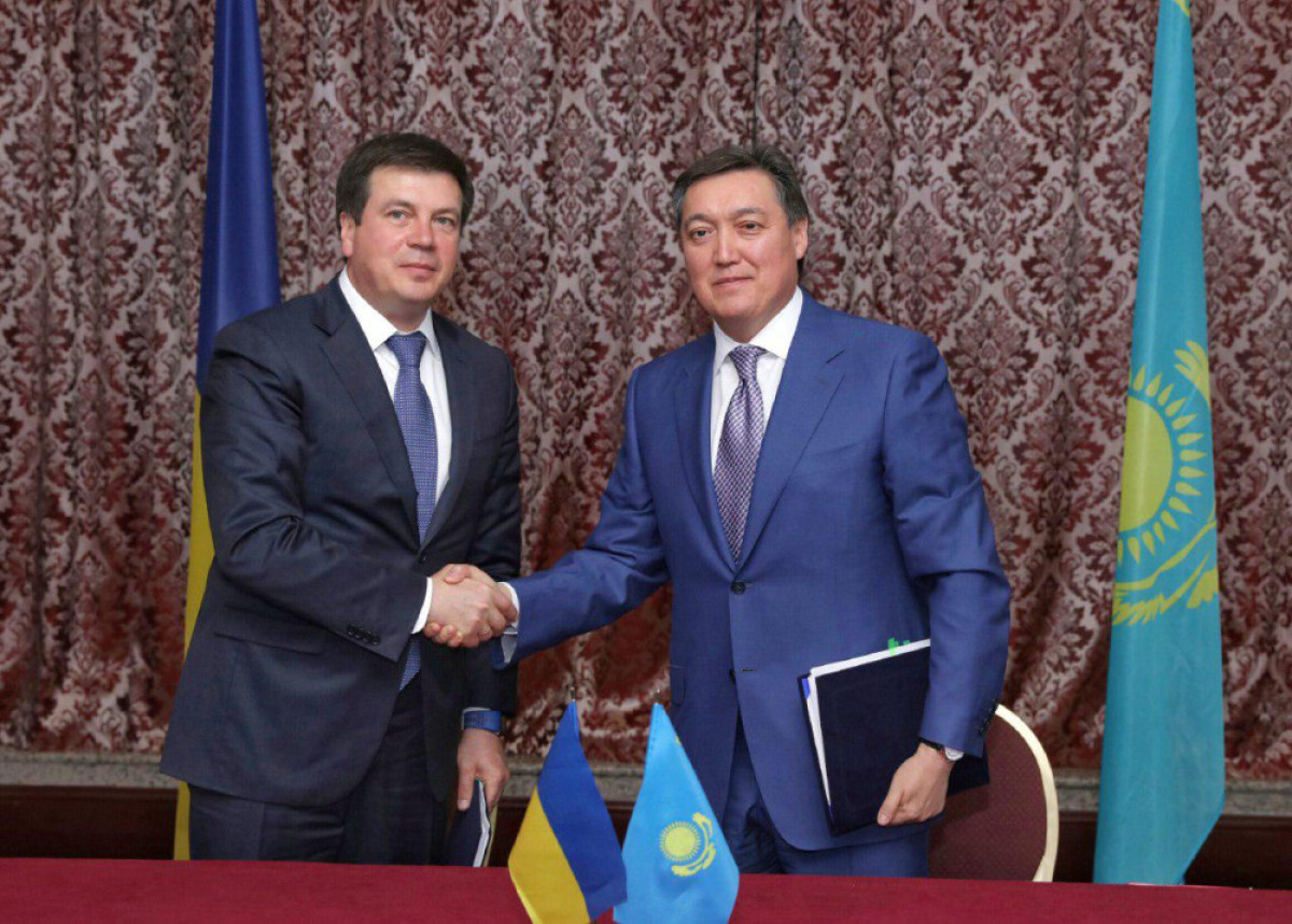 А. Мамин: Нужно расширять номенклатуру товаров и услуг между Казахстаном и Украиной