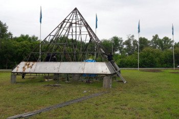 В Уральске появится первая цветочная пирамида