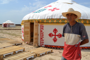 В ЮКО в исторической местности Бесторынгыл появился первый этноаул