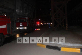 В Усть-Каменогорске произошло возгорание на территории ТОО «КазЦинк»