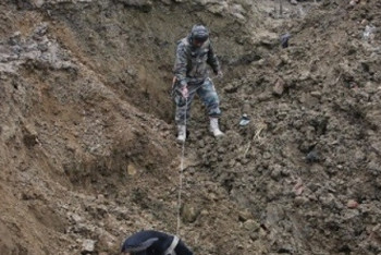 На месте схода оползня на юге Киргизии найдены тела троих погибших